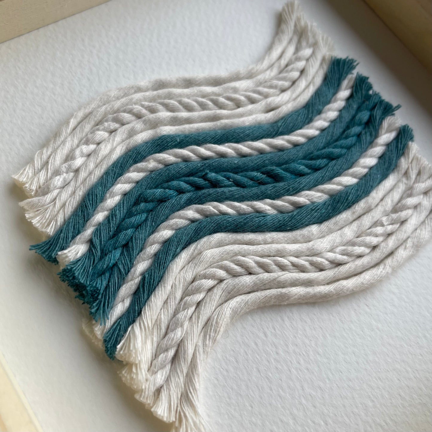 Scandi Coastal Rope Textile Art