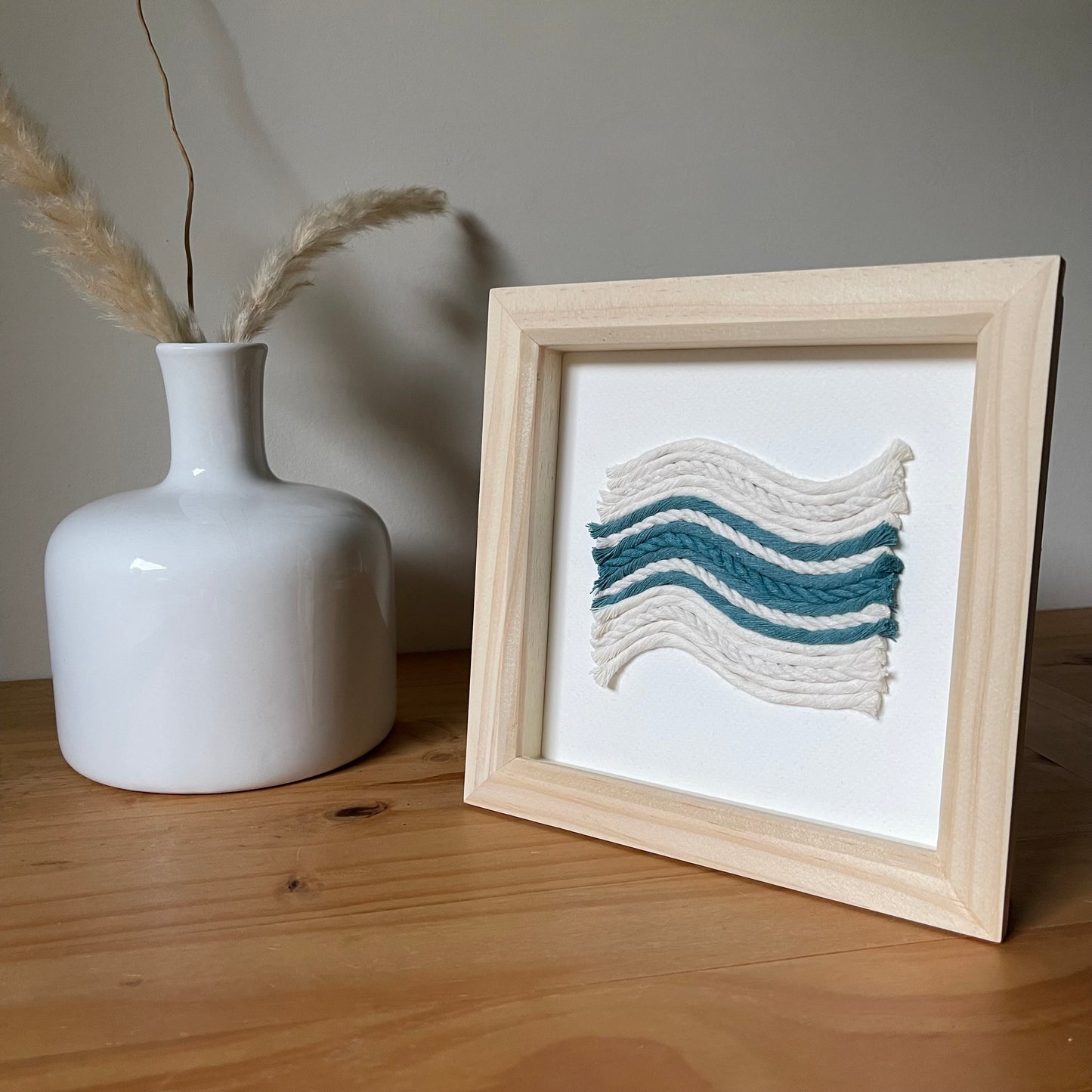 Scandi Coastal Rope Textile Art
