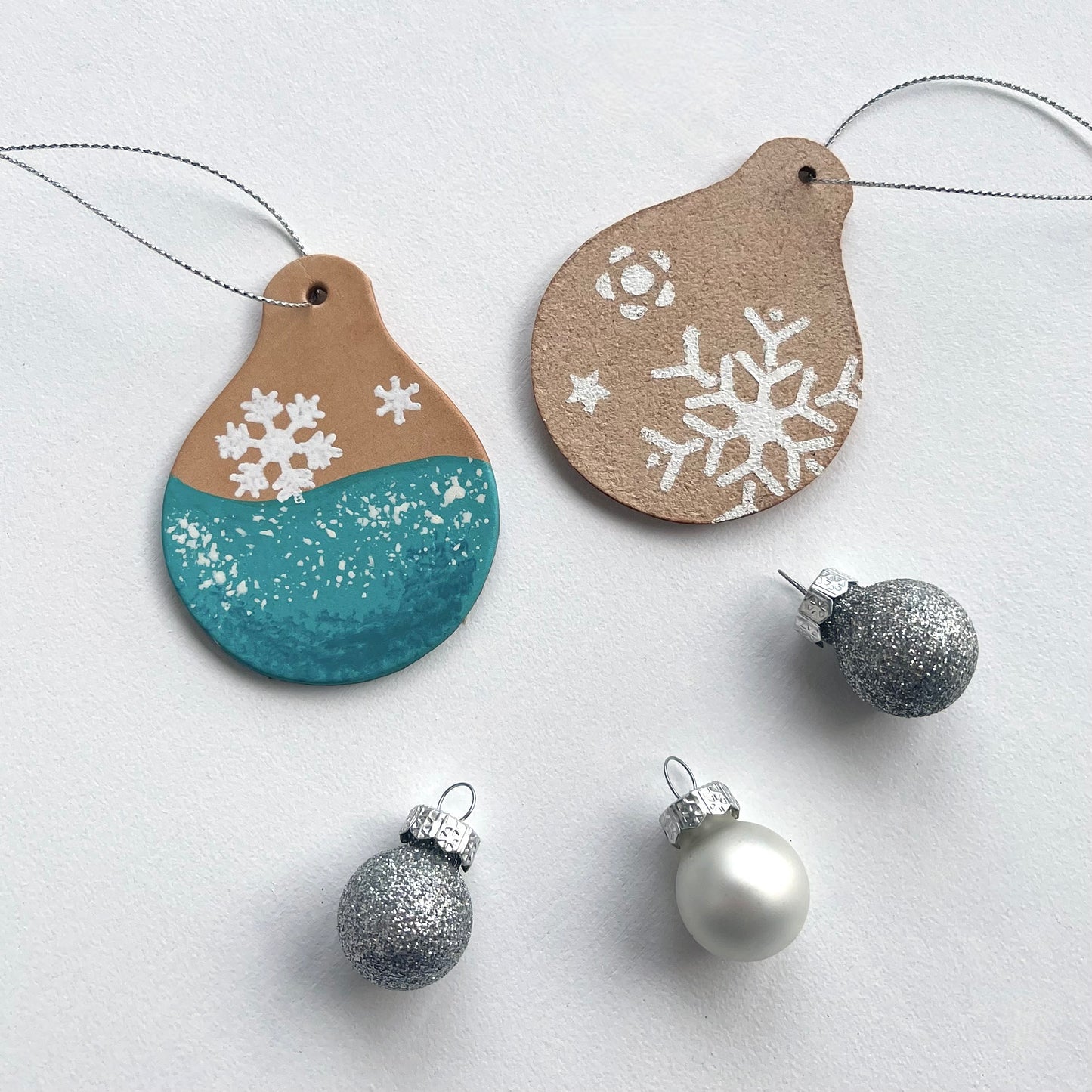 Ocean Leather Bauble Hanging Decoration
