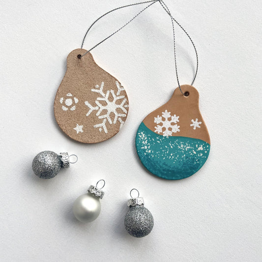Ocean Leather Bauble Hanging Decoration