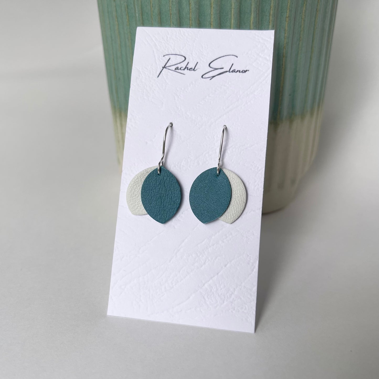 Petal Leather Earrings