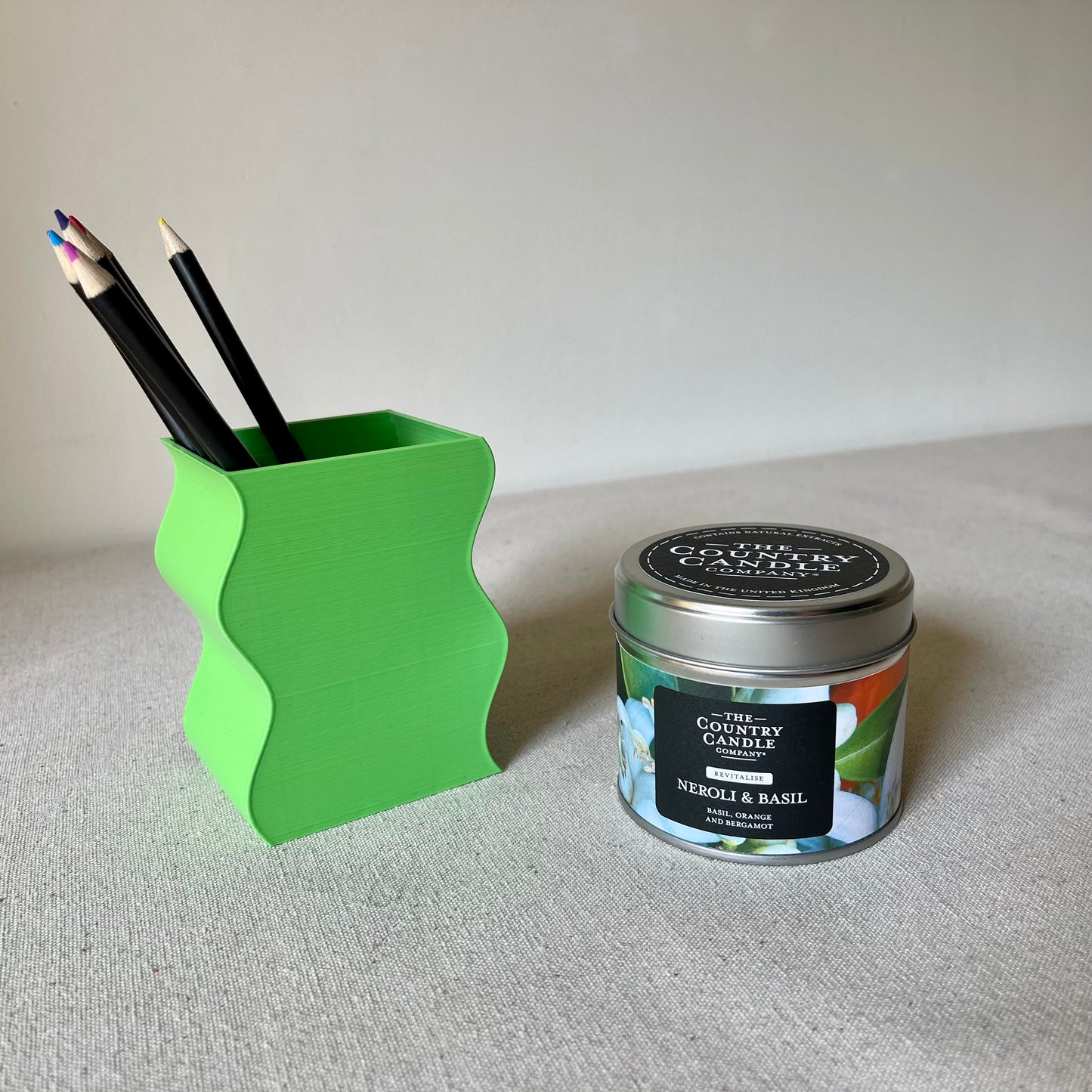 Revitalise Candle and Pen Pot Set