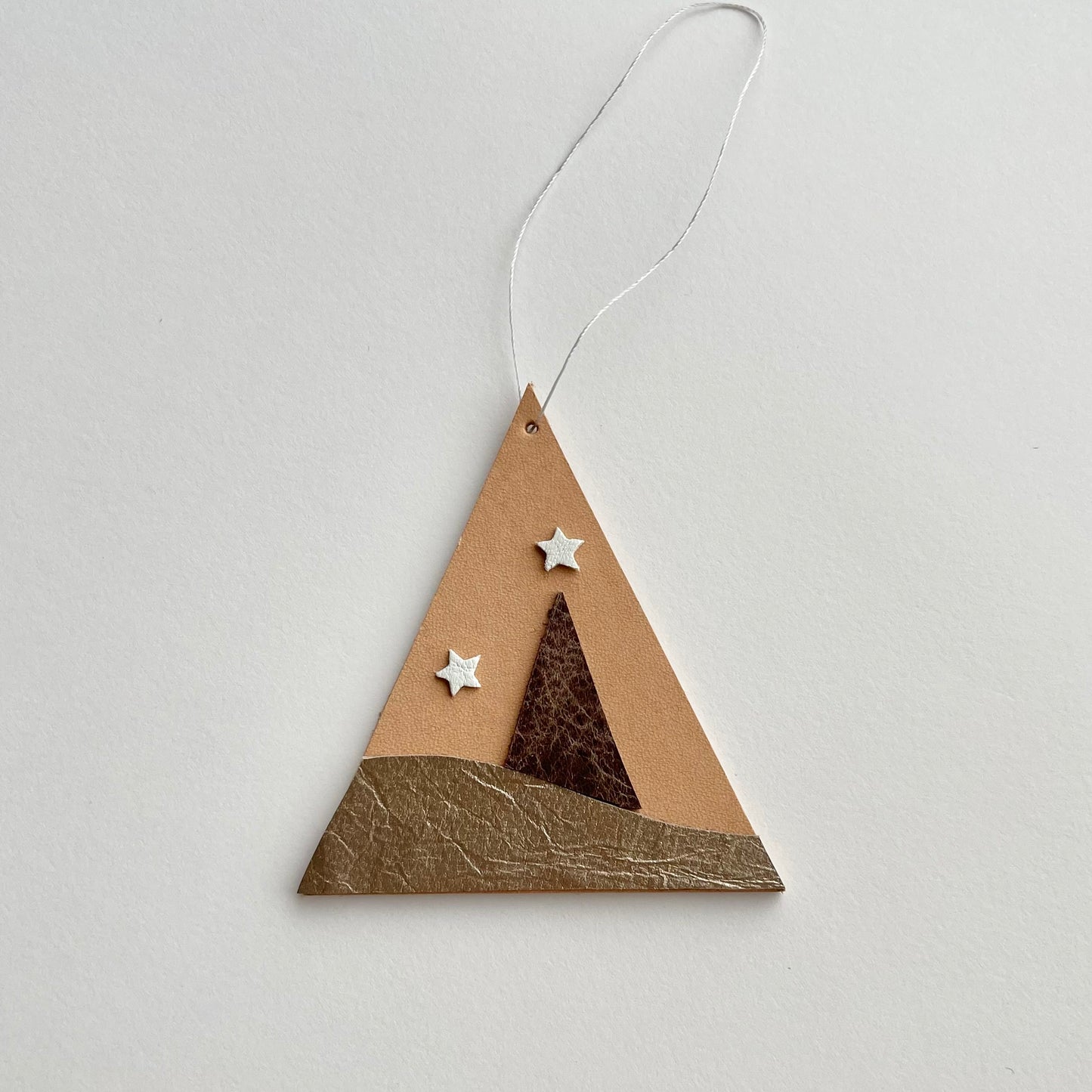 Nordic Leather Tree Hanging Decoration