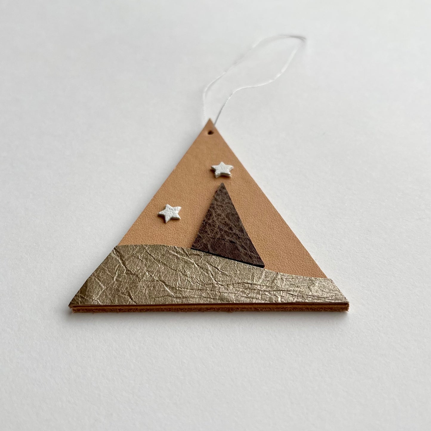 Nordic Leather Tree Hanging Decoration