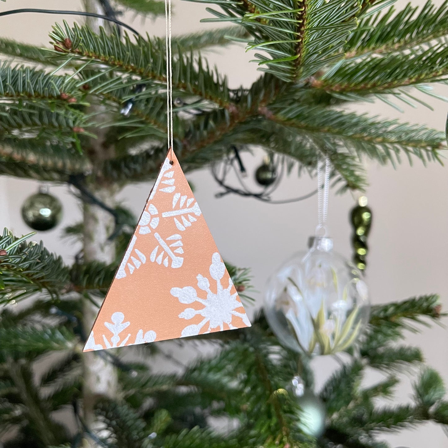 Snowflake Tree Hanging Decoration