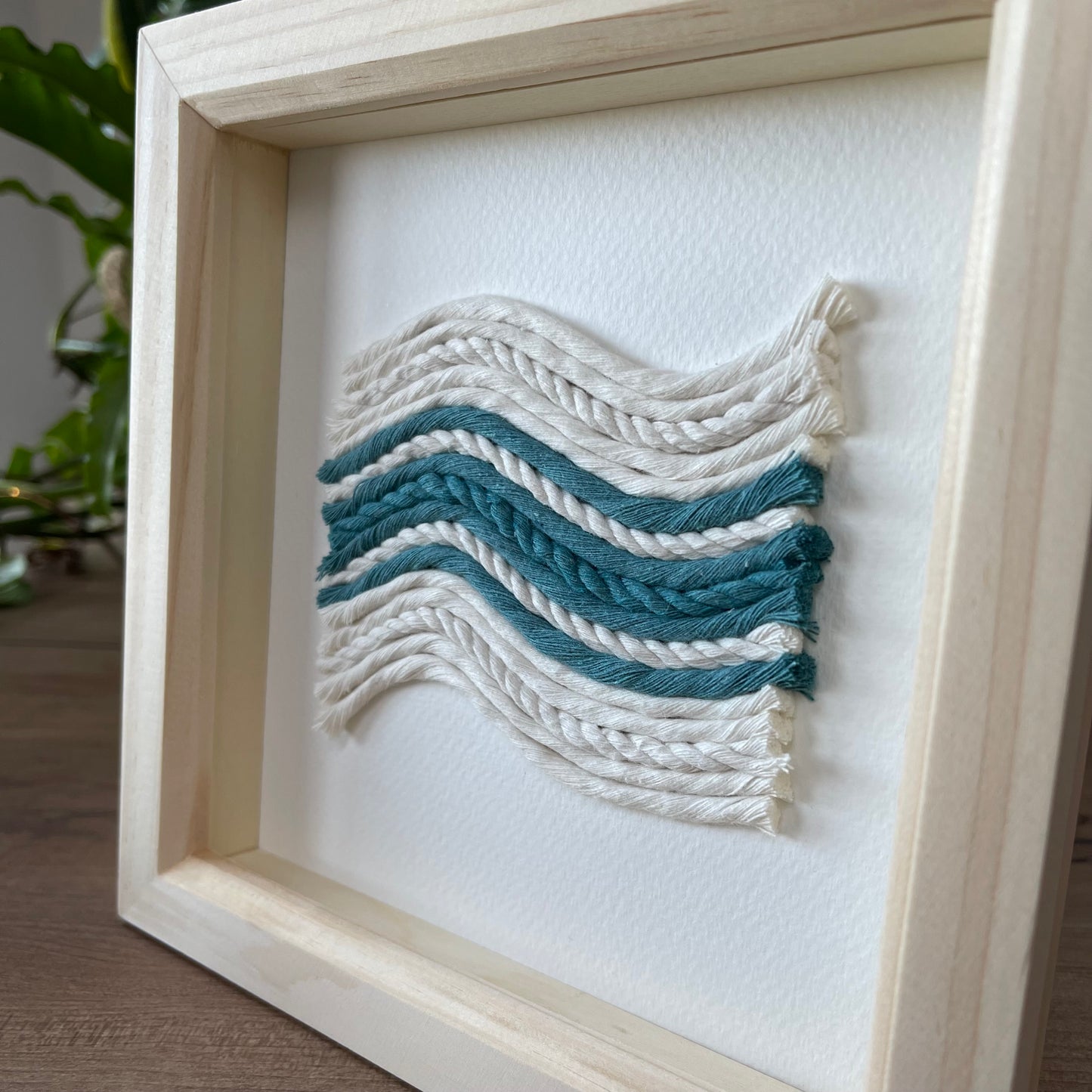 Scandi Coastal Rope Textile Art