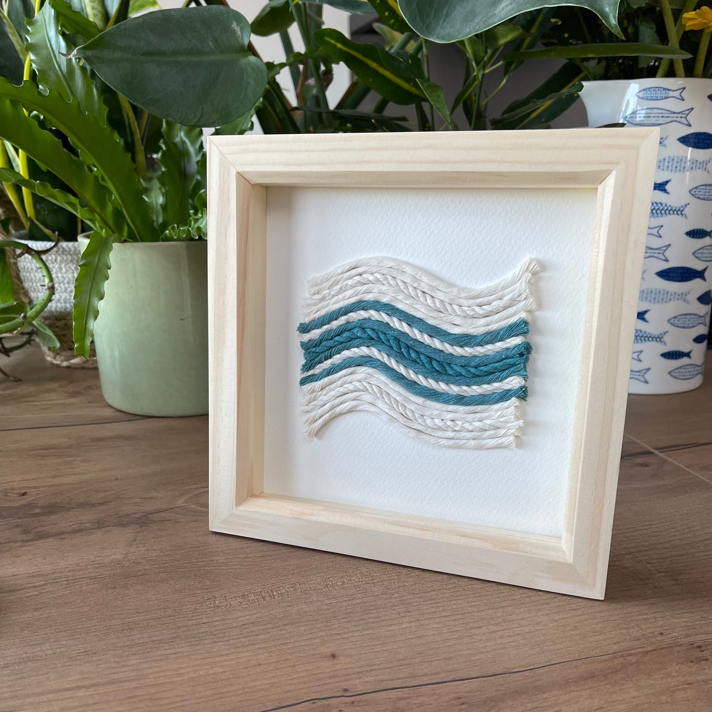 Scandi Coastal Rope Textile Art