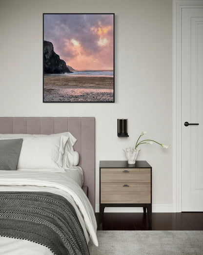 Twilight at Porthtowan