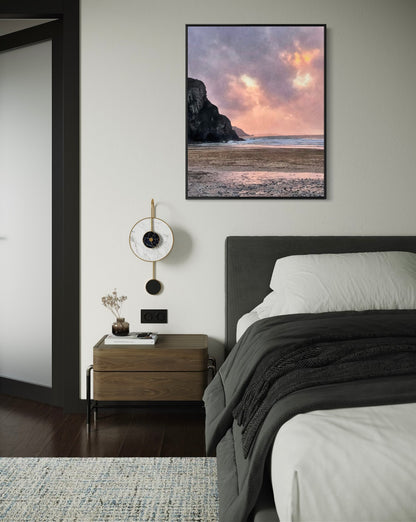 Twilight at Porthtowan
