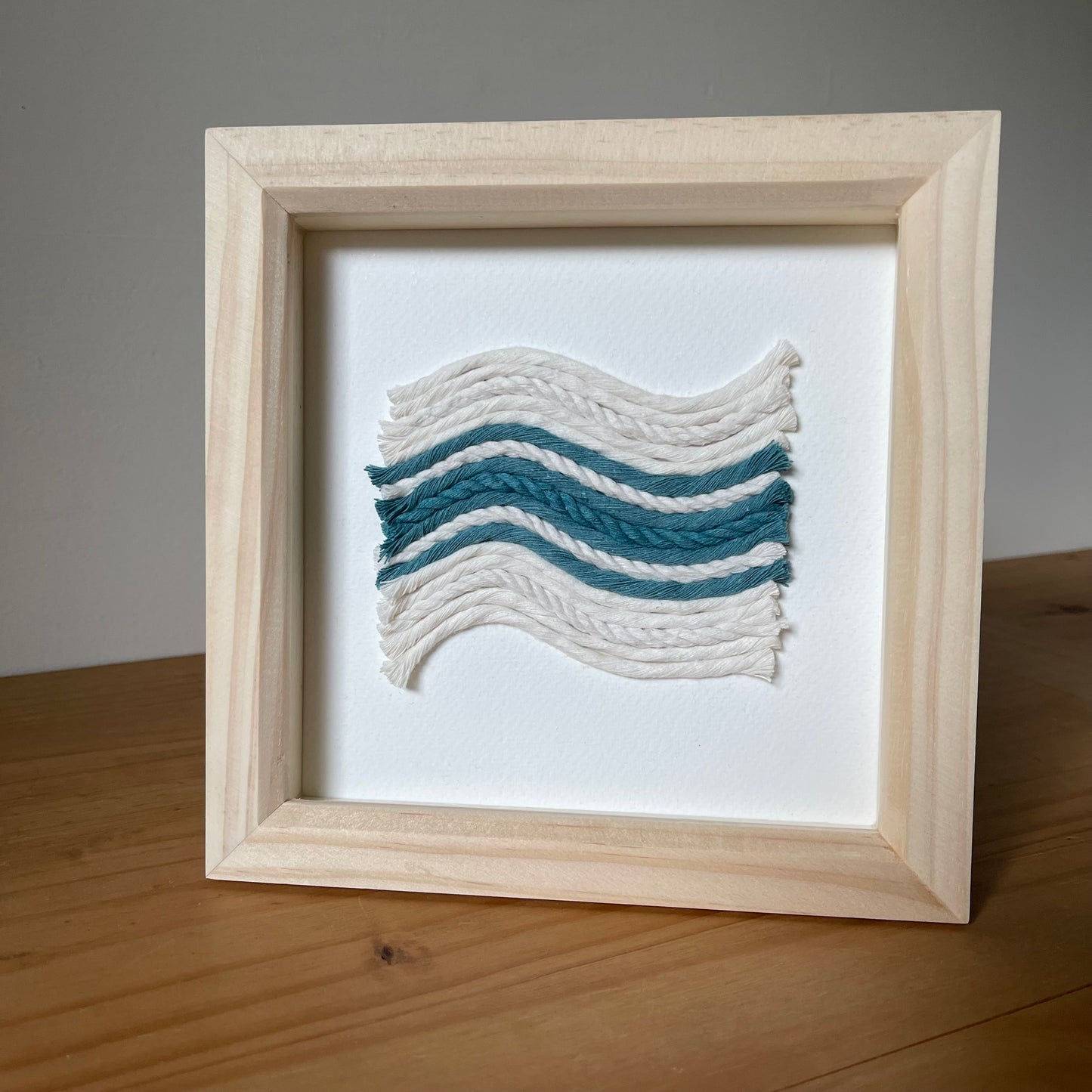Scandi Coastal Rope Textile Art