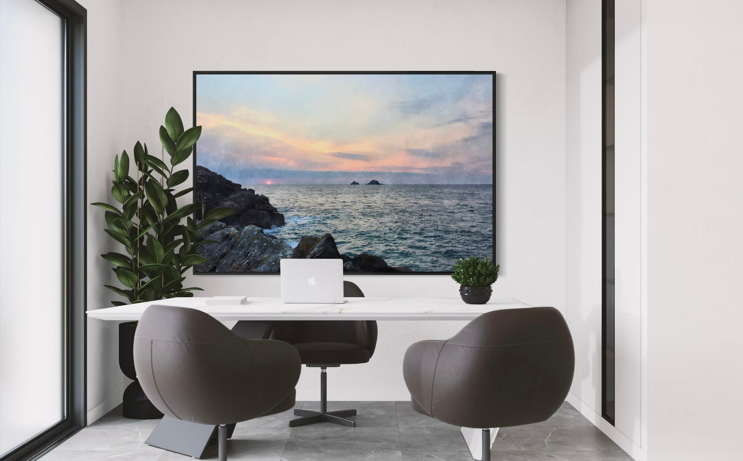 Cot Valley Canvas print