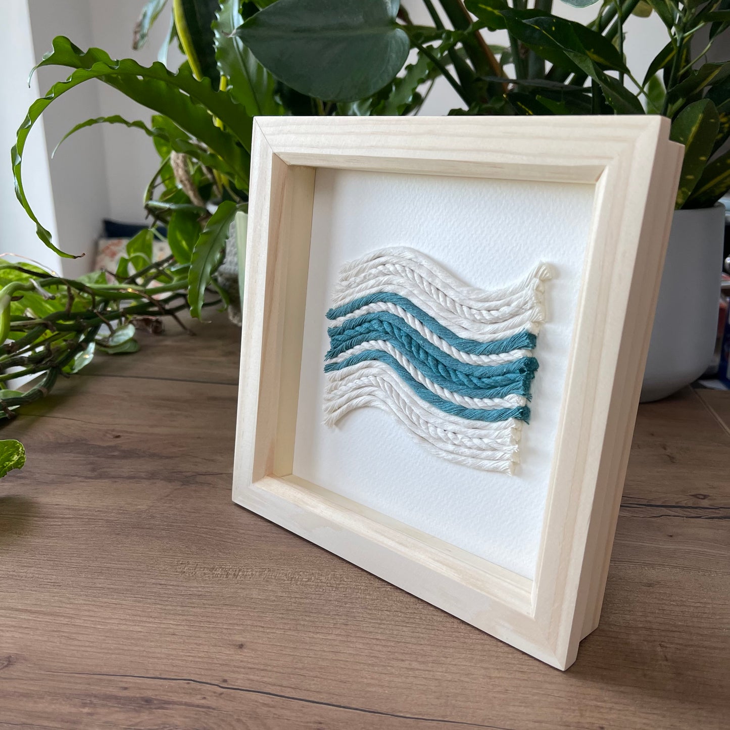 Scandi Coastal Rope Textile Art
