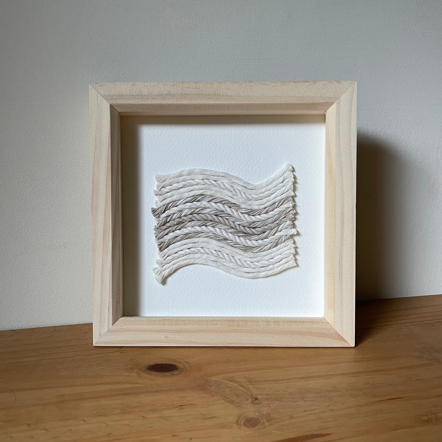 Neutral Scandi Rope Textile Art