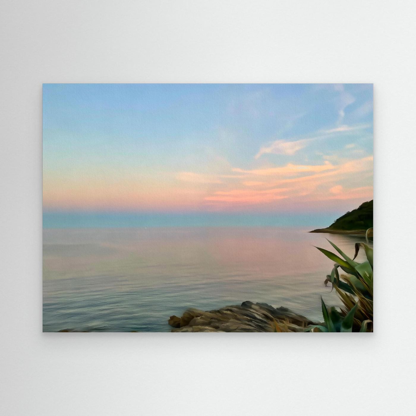 Twilight at Swanpool Beach Canvas Print