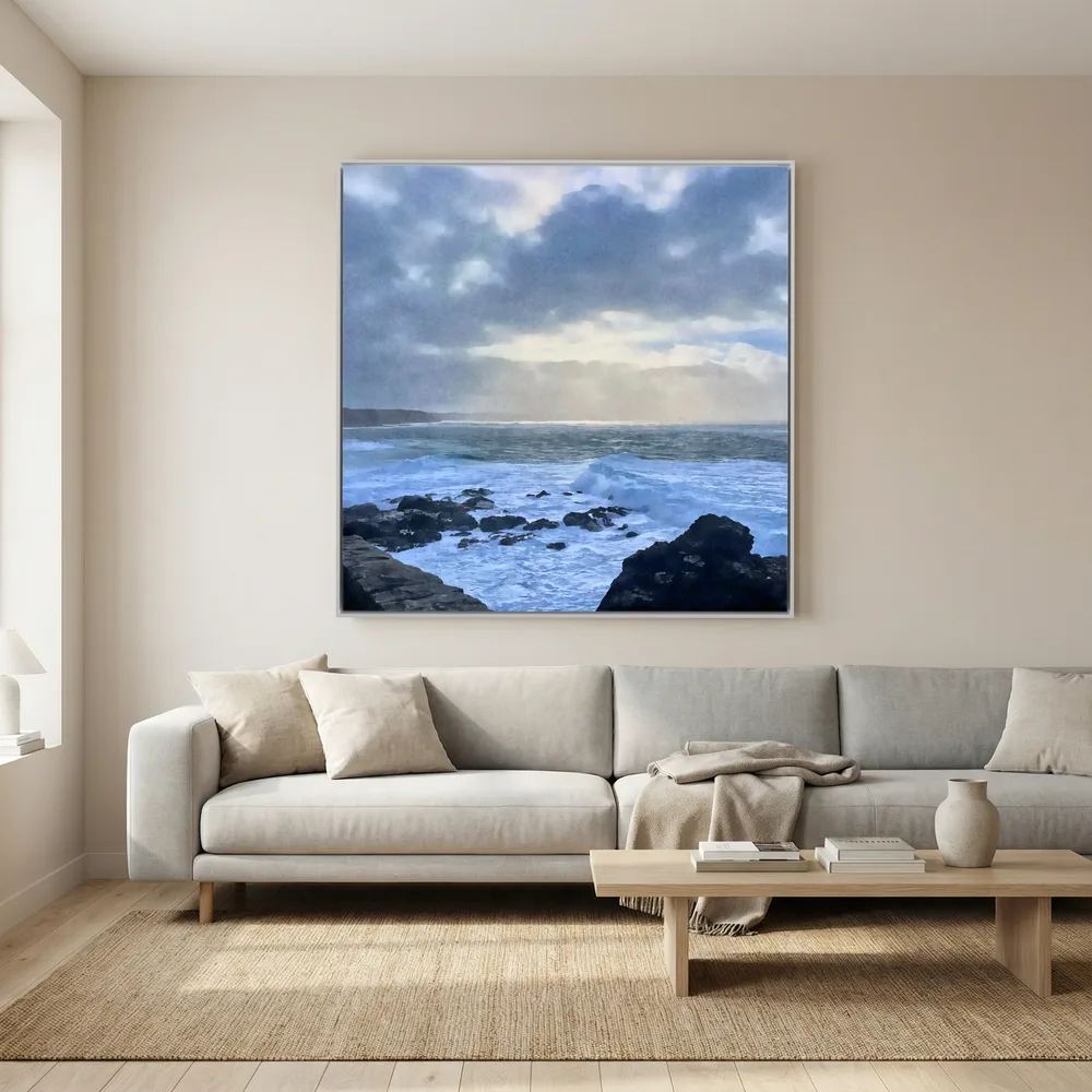 Cape Cornwall Square Canvas