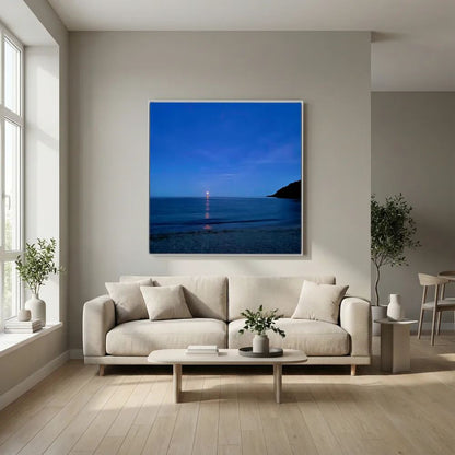 Moonrise at Swanpool Square Canvas