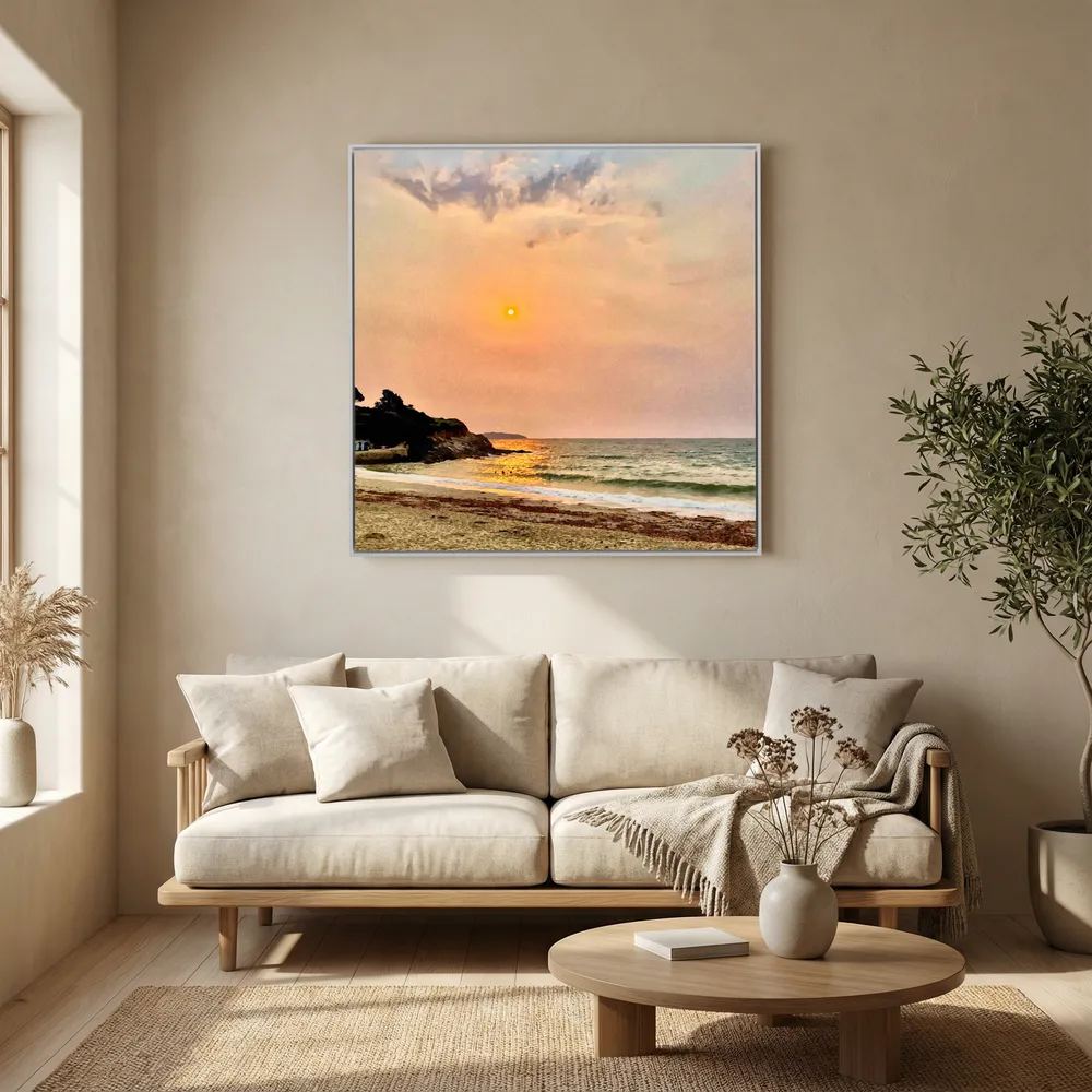 Swanpool Saharan Sun Square Canvas