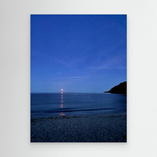 Moonrise at Swanpool Canvas Print