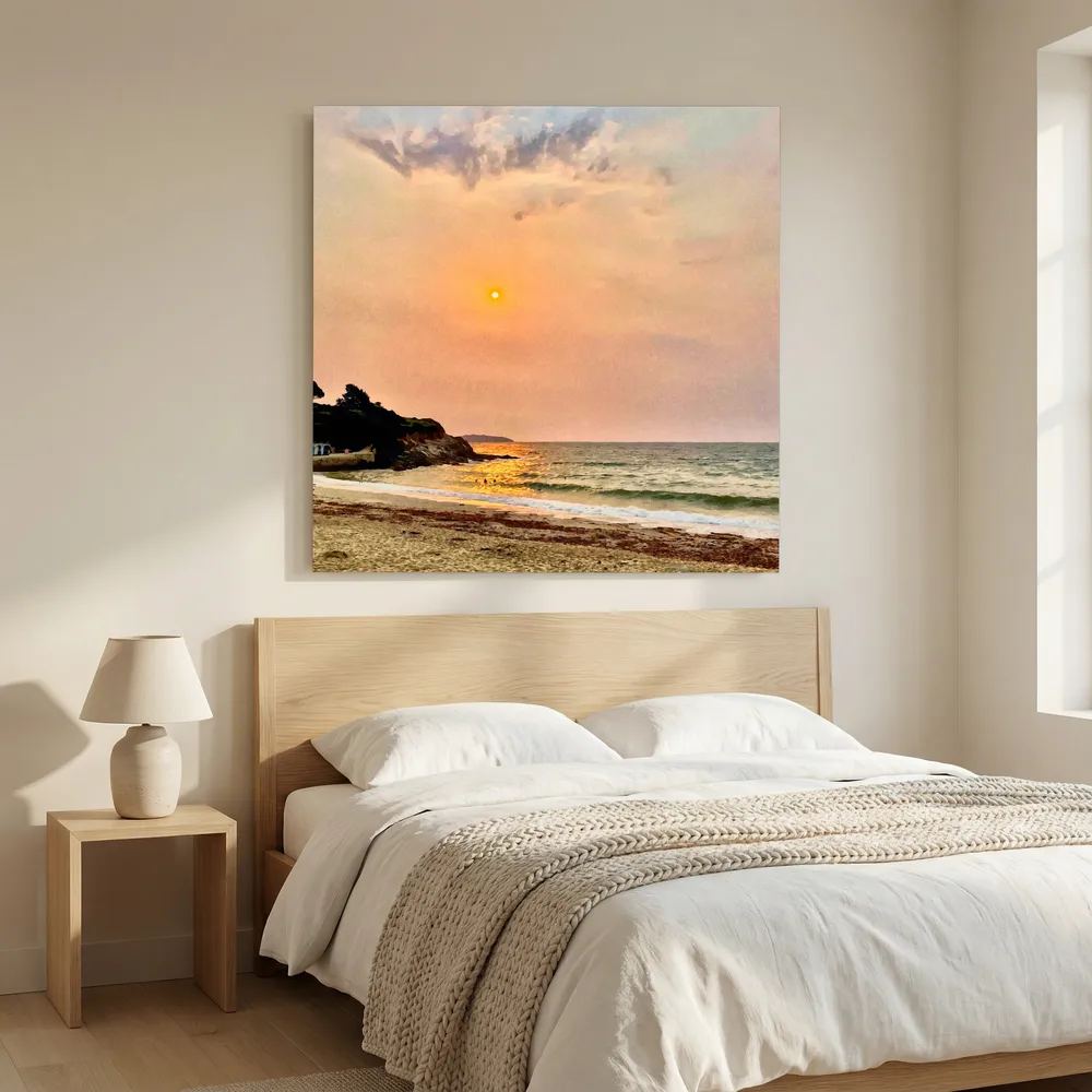 Swanpool Saharan Sun Square Canvas