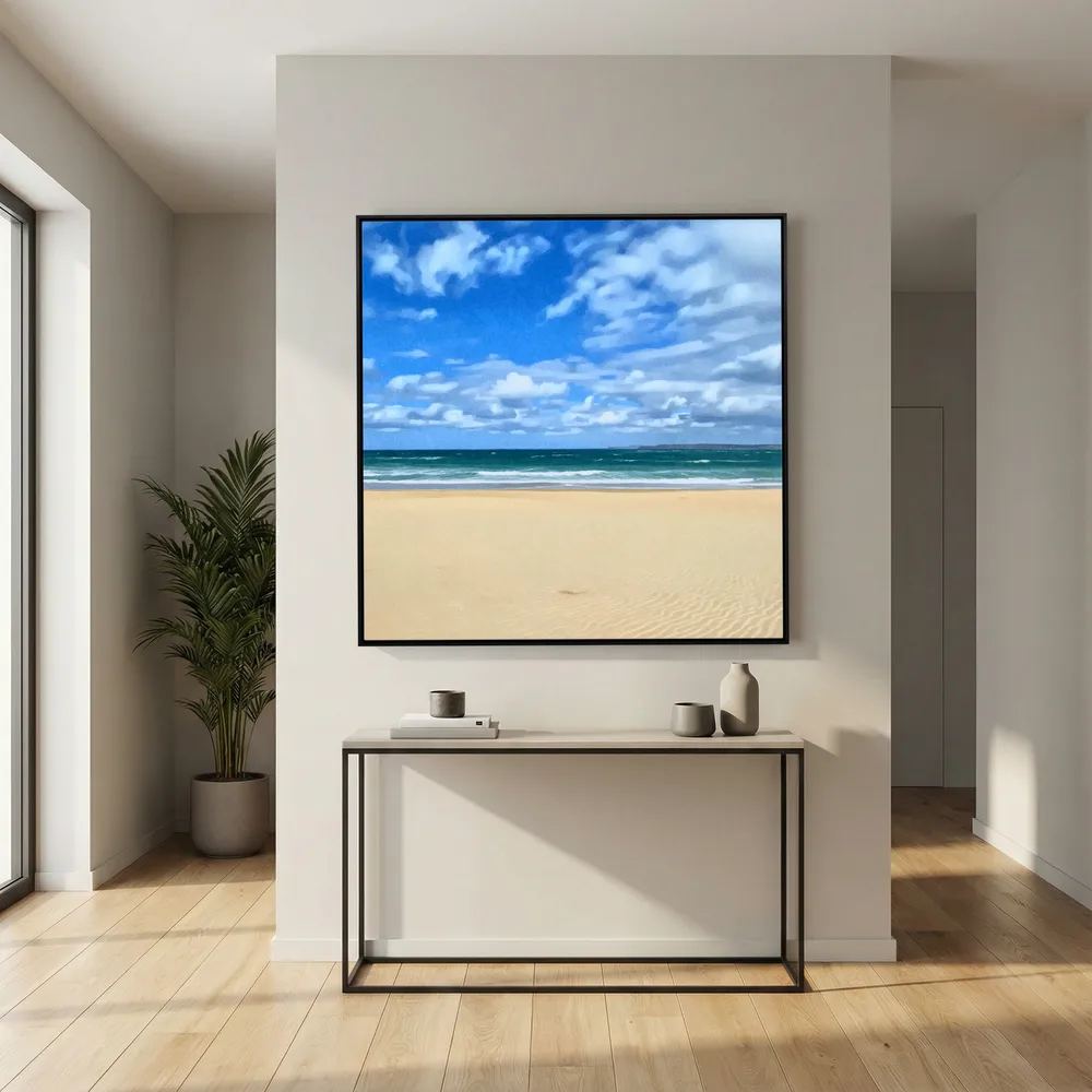 Porthminster Beach Square Canvas