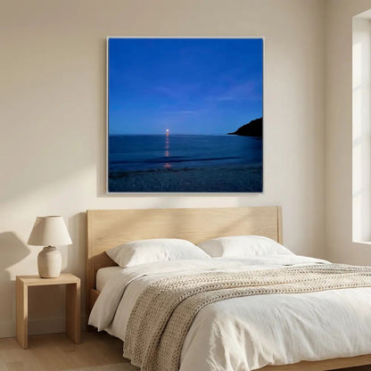 Moonrise at Swanpool Square Canvas
