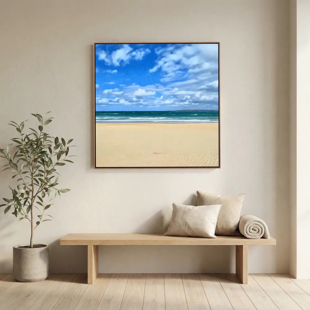 Porthminster Beach Square Canvas