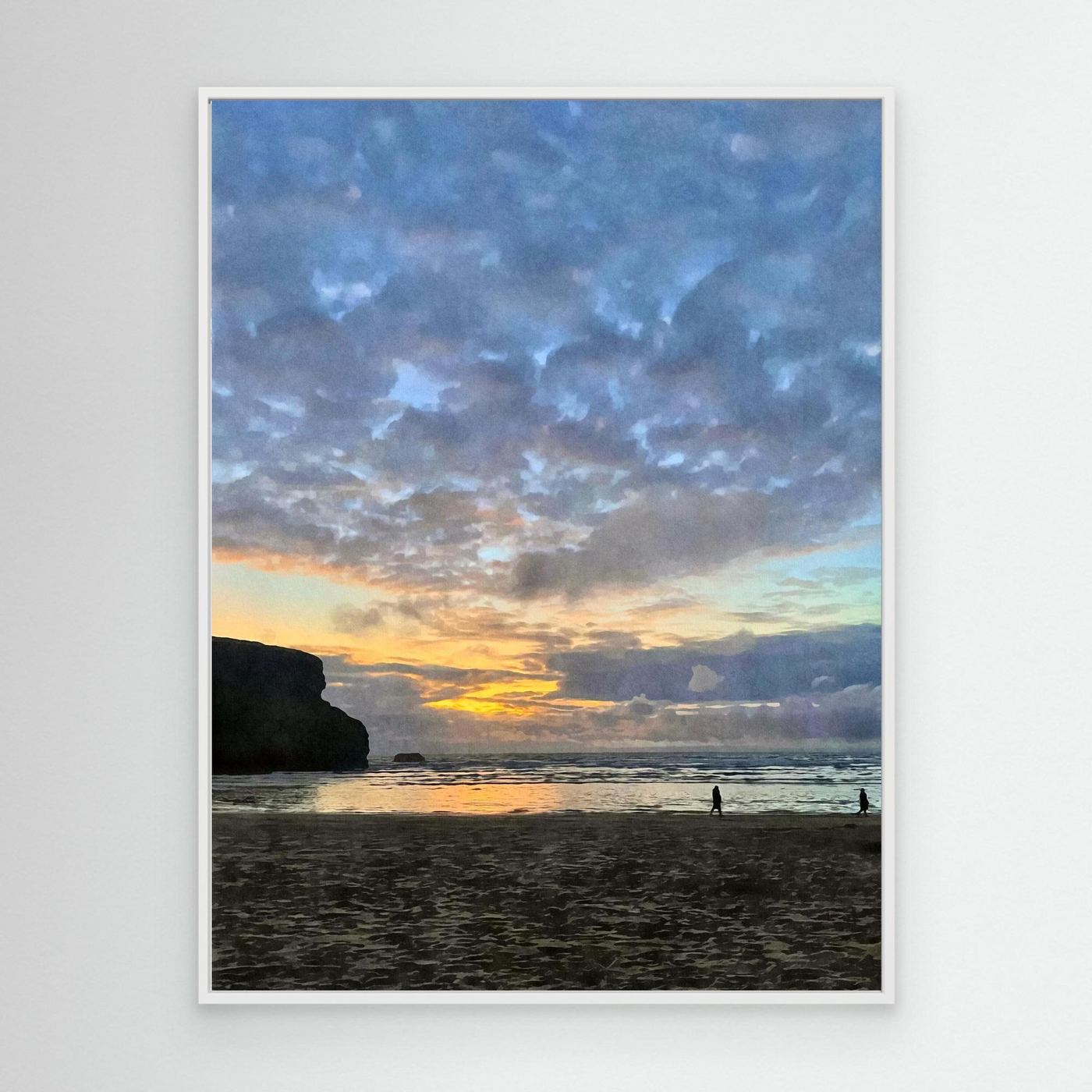 Mawgan Porth Sunset Canvas Print