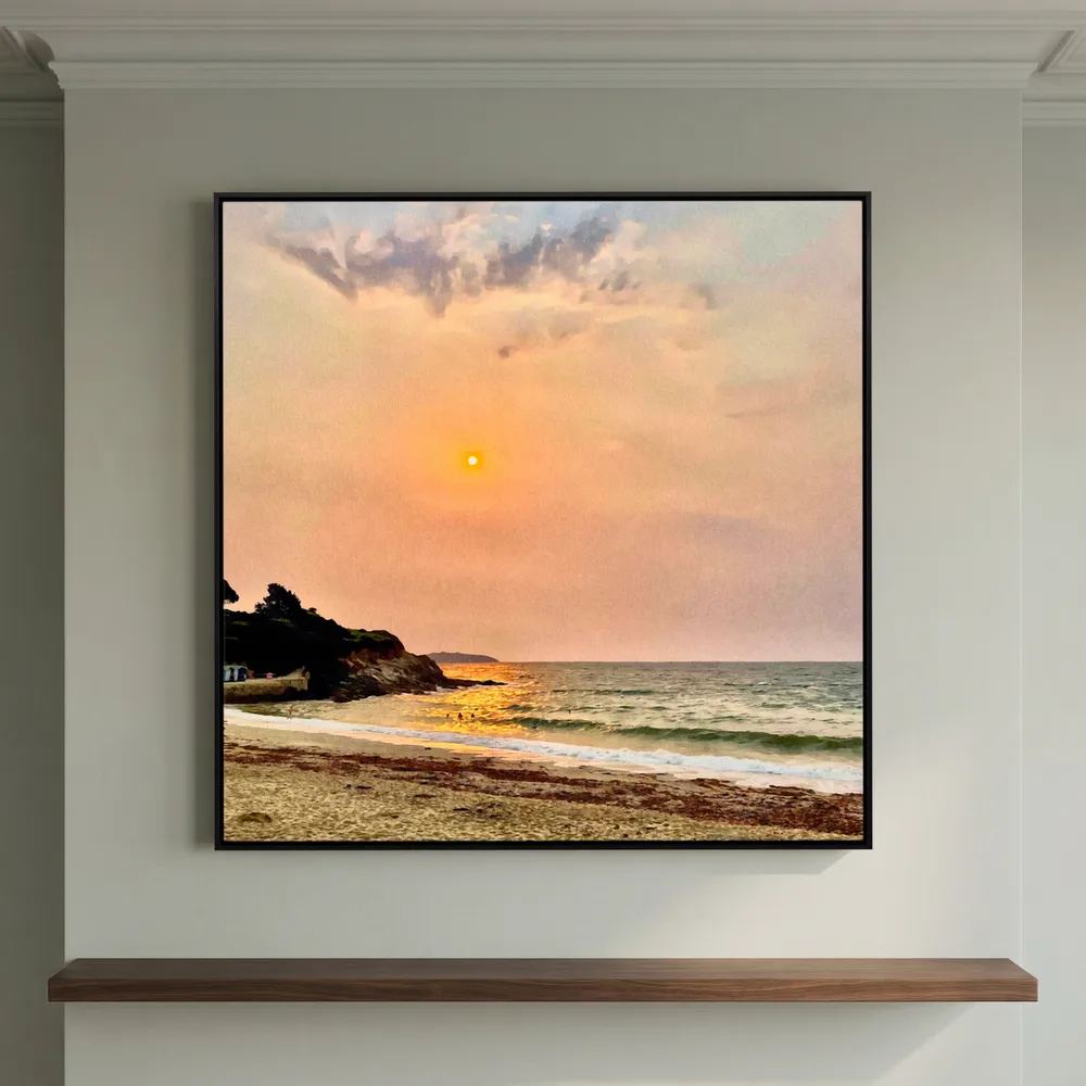Swanpool Saharan Sun Square Canvas