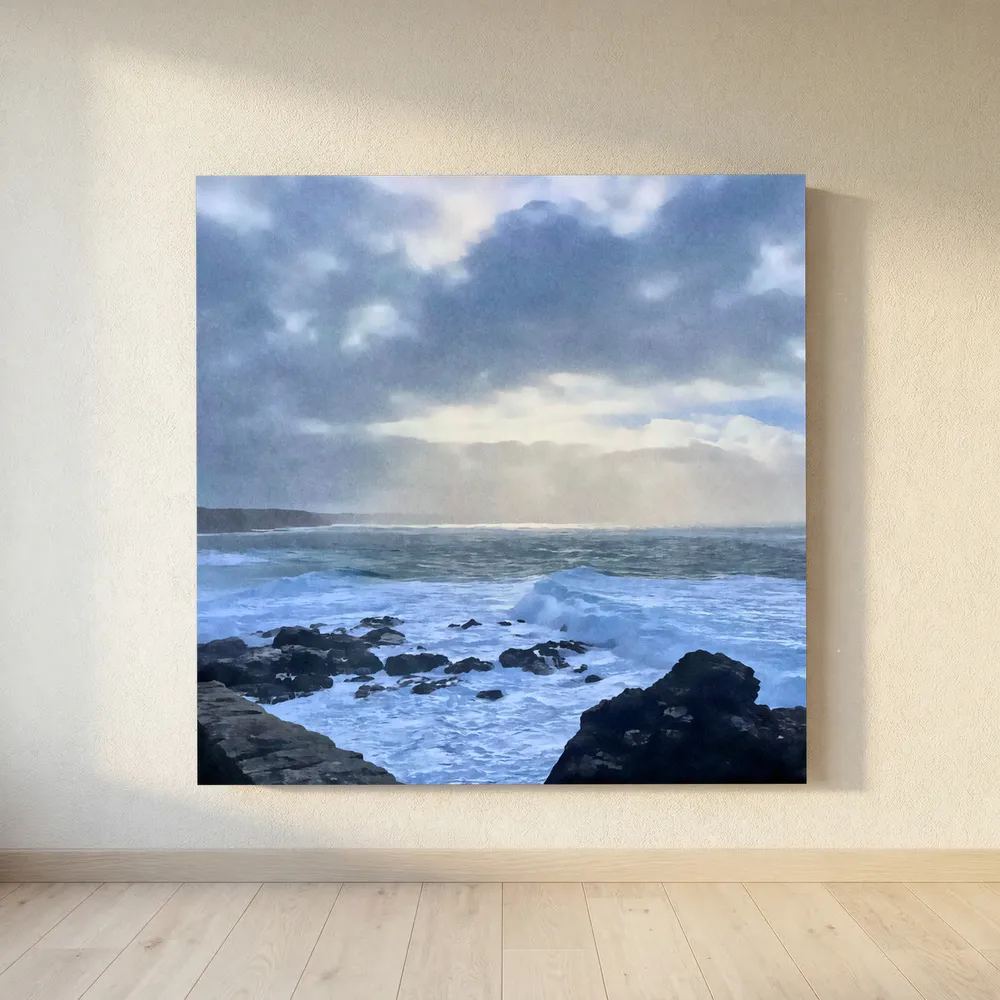 Cape Cornwall Square Canvas