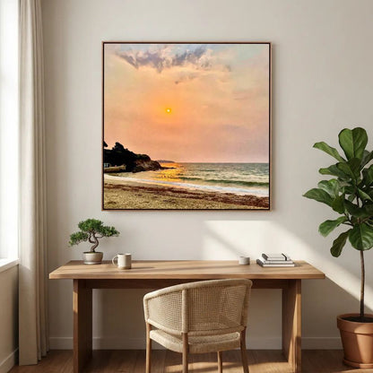 Swanpool Saharan Sun Square Canvas