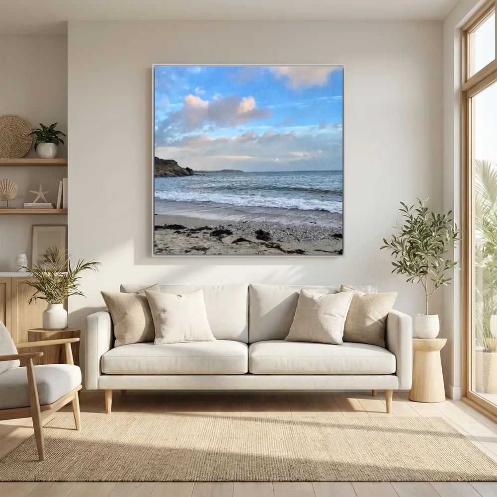 Swanpool Afternoon Square Canvas