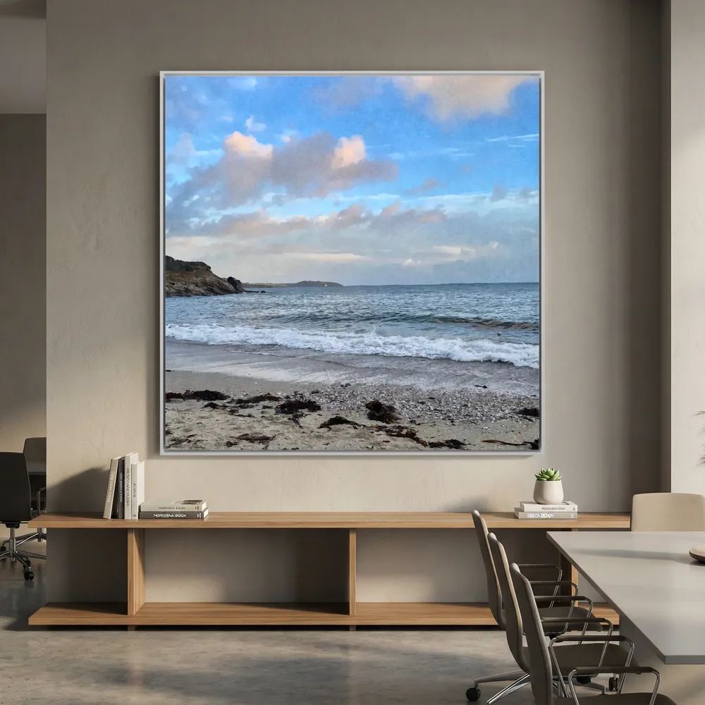 Swanpool Afternoon Square Canvas