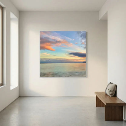 Gylly Beach Evening Square Canvas