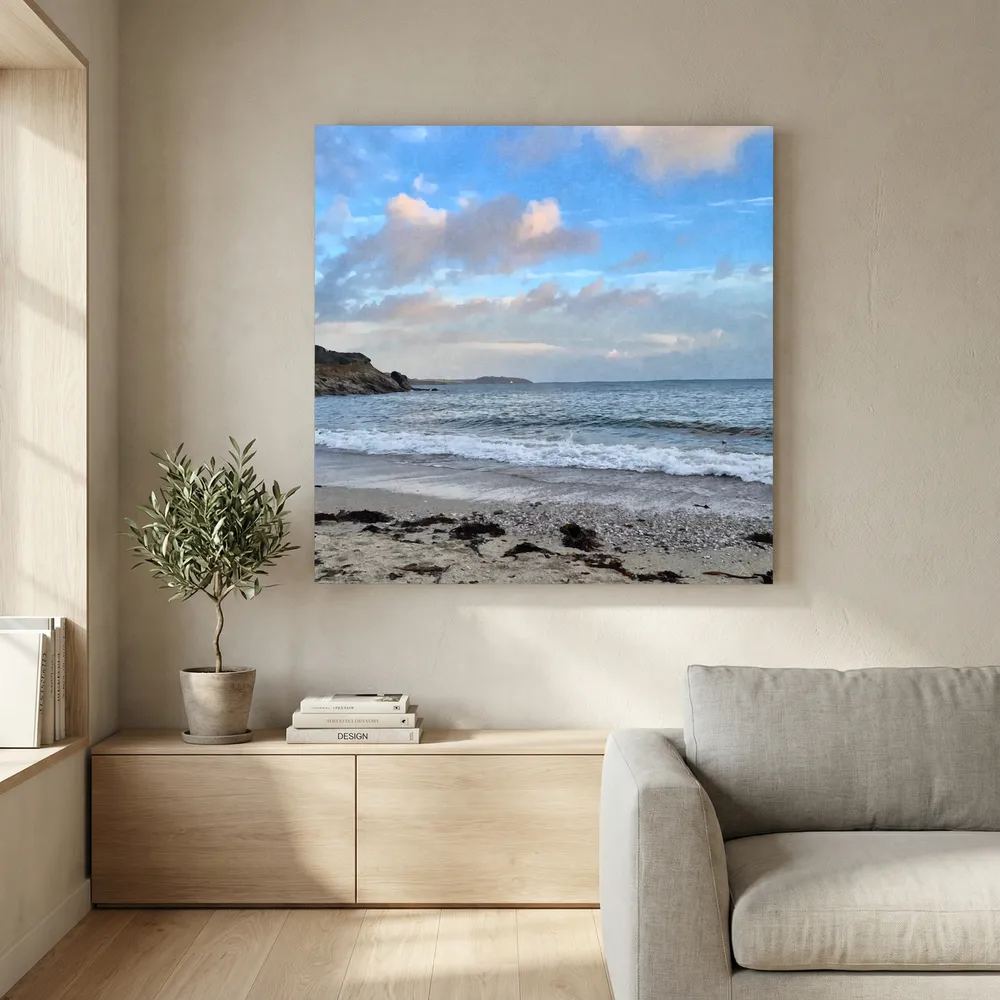 Swanpool Afternoon Square Canvas