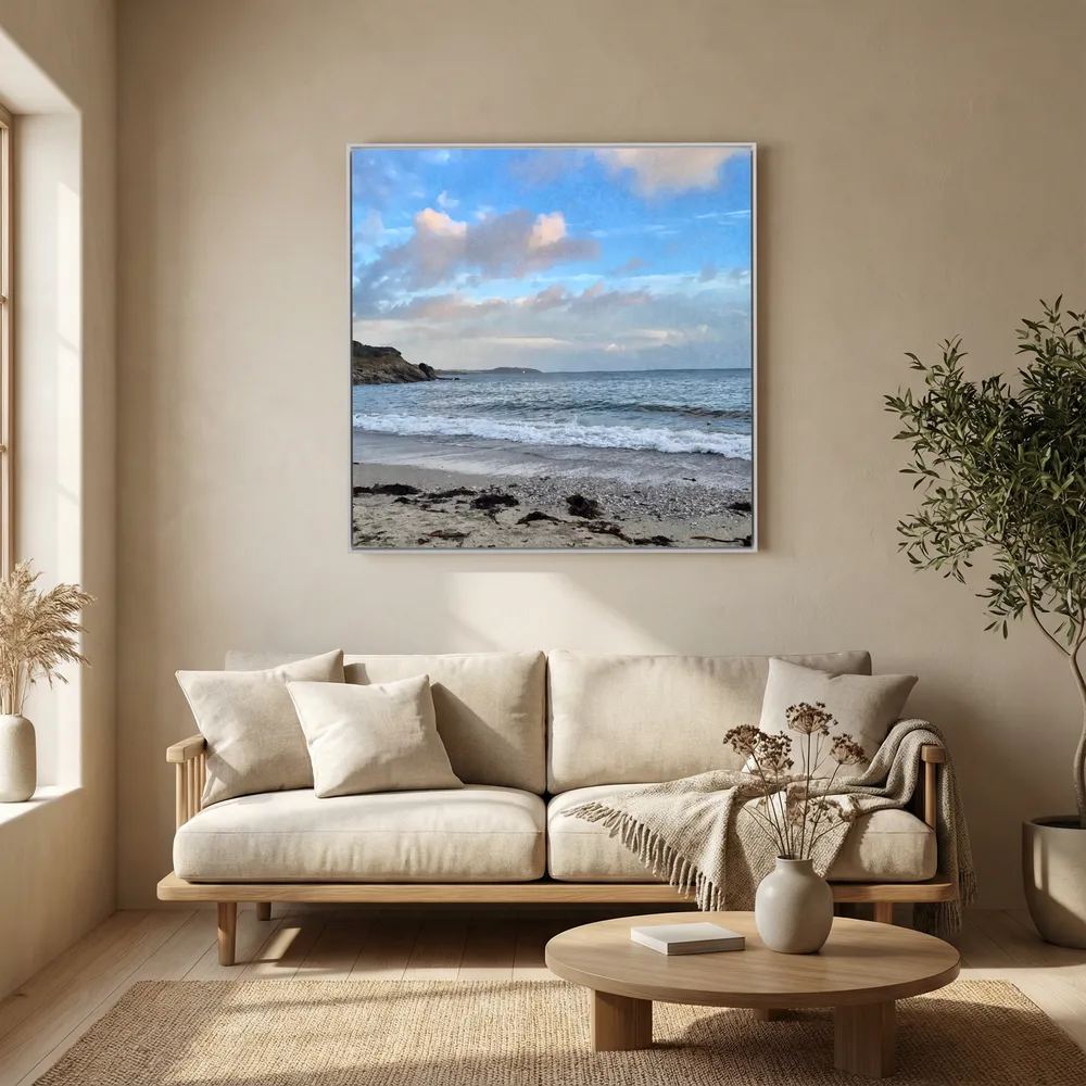 Swanpool Afternoon Square Canvas