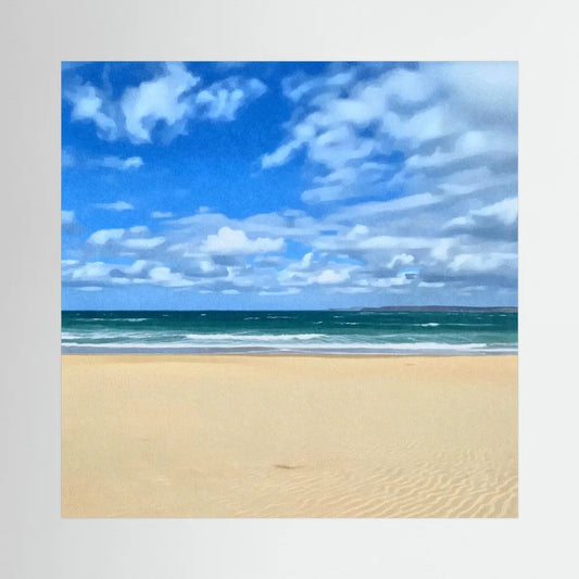 Porthminster Beach Square Canvas