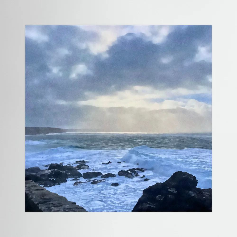 Cape Cornwall Square Canvas