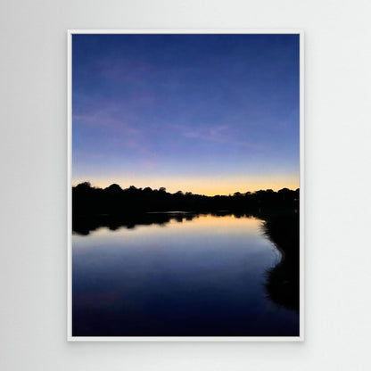 Late Evening at Swanpool Lake Canvas Print