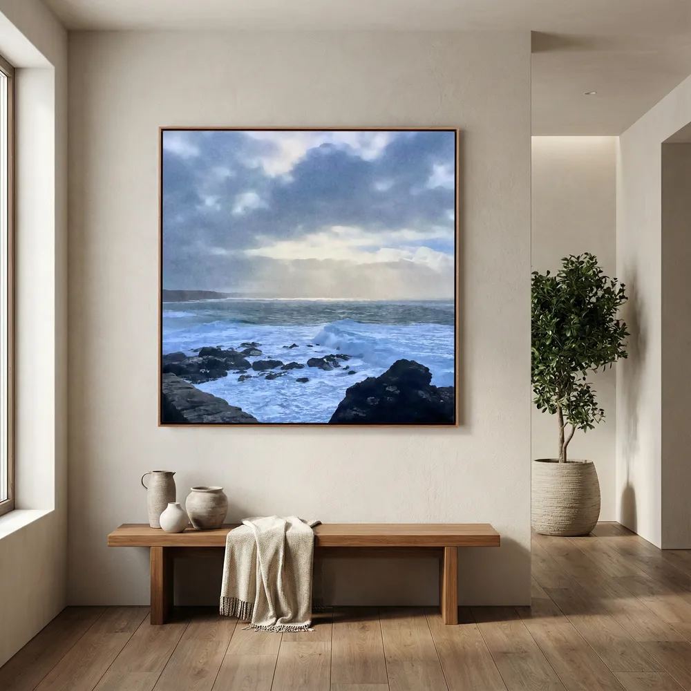 Cape Cornwall Square Canvas