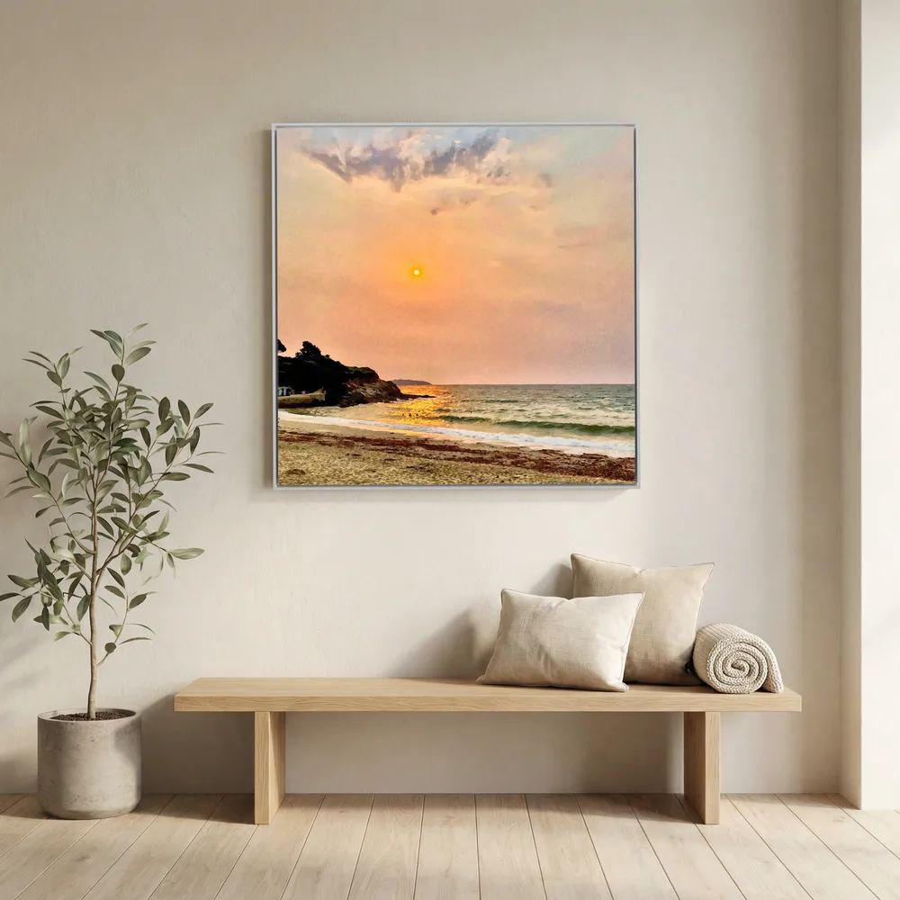 Swanpool Saharan Sun Square Canvas