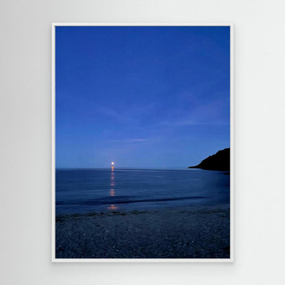 Moonrise at Swanpool Canvas Print