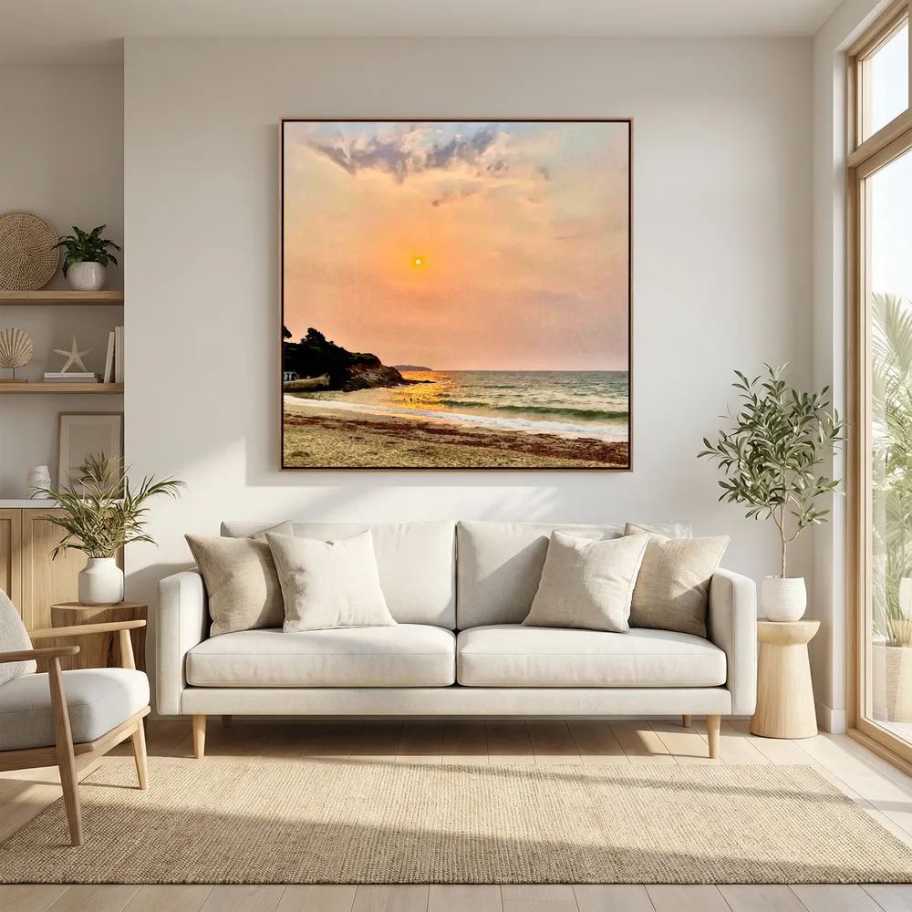 Swanpool Saharan Sun Square Canvas