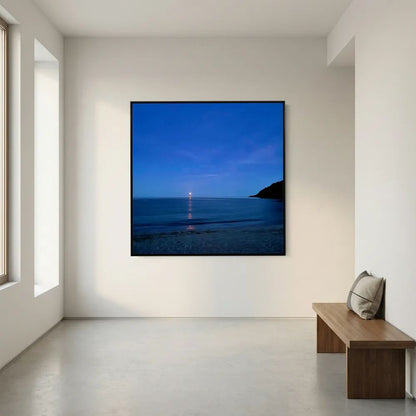 Moonrise at Swanpool Square Canvas
