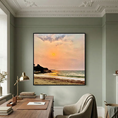 Swanpool Saharan Sun Square Canvas