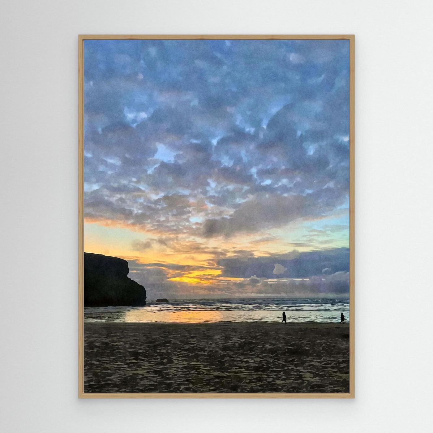 Mawgan Porth Sunset Canvas Print