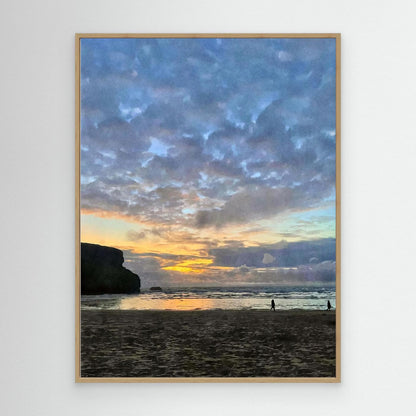 Mawgan Porth Sunset Canvas Print