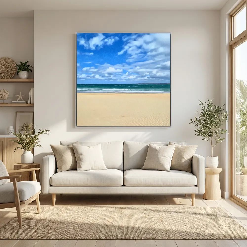 Porthminster Beach Square Canvas