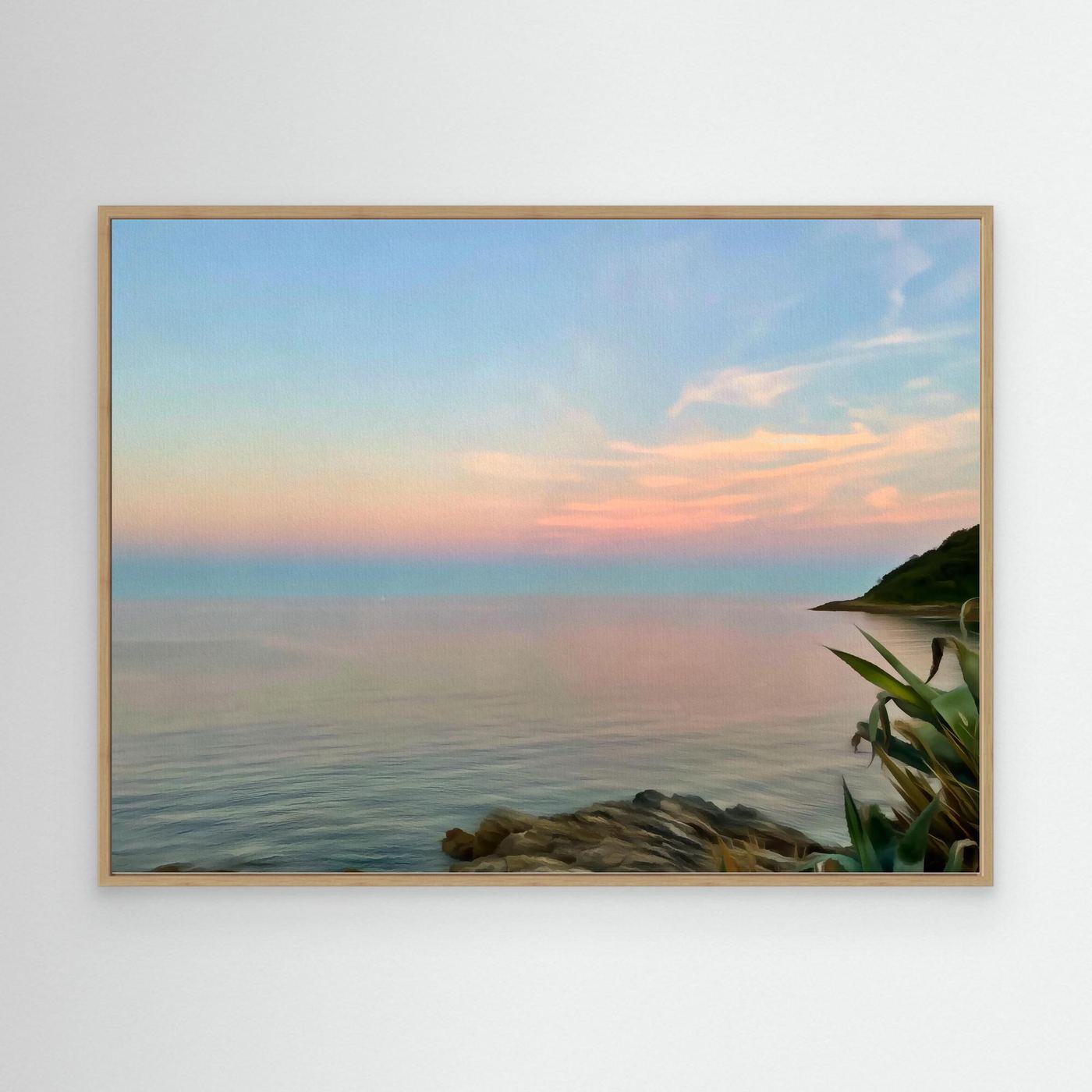 Twilight at Swanpool Beach Canvas Print