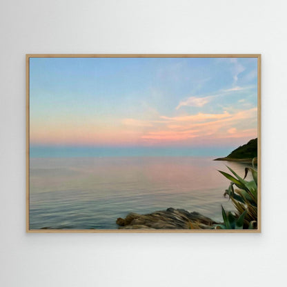 Twilight at Swanpool Beach Canvas Print