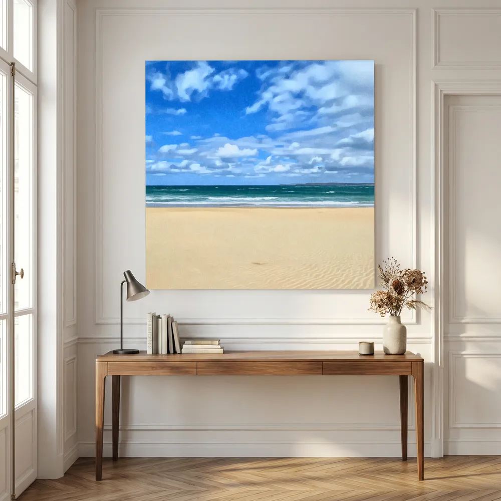 Porthminster Beach Square Canvas